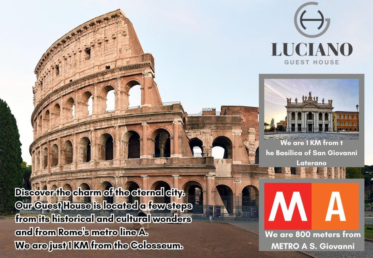 Luciano San Giovanni Guest House Roma Dış mekan fotoğraf